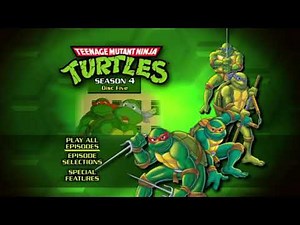 Teenage Mutant Ninja Turtles Season 4, disc 5 DVD Menu