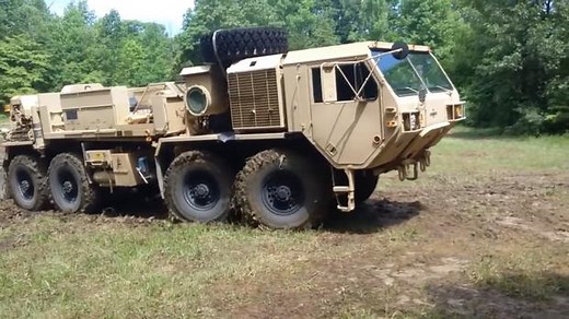 Soldier Gets Wrecker Stuck in the Mud
