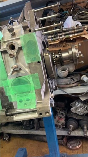 マツダRX7 FC3Sエキセントリックシャフトエンドプレー調整完了です