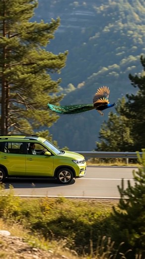 266K views · 1.2K reactions | Peacock blocks car on country road before hill - rare wildlife encounter caught on camera 連 #Peacock #WildlifeEncounter #Roadblock #NatureOnTheRoad #WildlifePhotography #AnimalBehaviour #PA | Chloe The Legend | Facebook