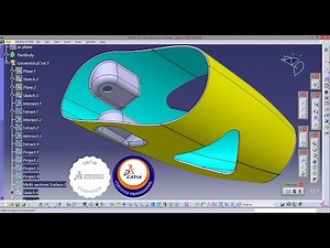 How to create a mechanical part using Generative Shape Design and CATIA Part Design 91