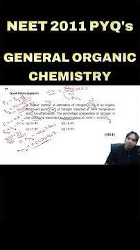 In Dumas’ method of estimation of nitrogen 0 35g of an organic compound gave 55mL of nitrogen