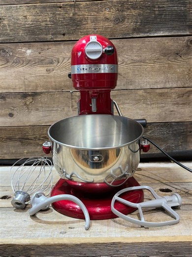 Kitchenaid, Pro 600 Design, 6 Quart Stand Mixer, Empire Red, T & W - Etsy