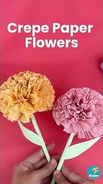 EASY Way to Make Crepe Paper Flowers | Paper Flower Tutorial