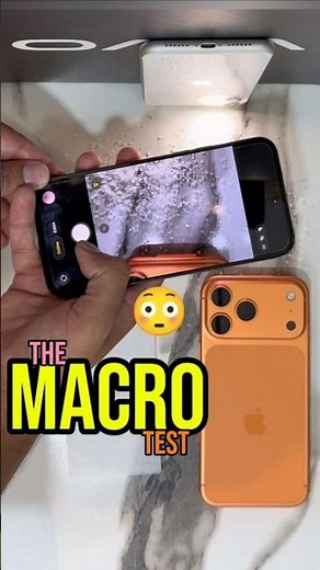 Sugar Macro Battle 😳 iPhone 17 Pro Max vs iPhone 15 Pro Max