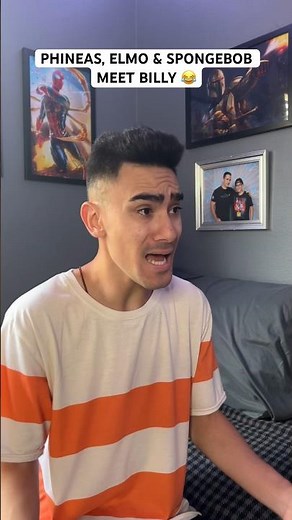 Phineas Elmo & SpongeBob Meet Billy #shorts