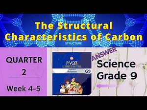 SCIENCE 9 QUARTER 2 WEEK 4-5: THE STRUCTURAL CHARACTERISTICS OF CARBON