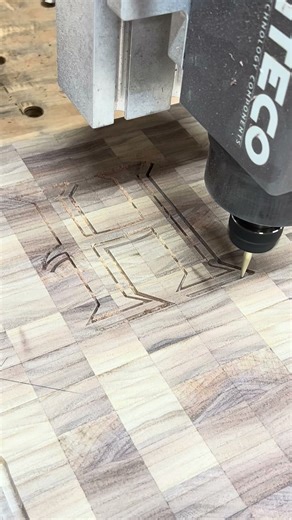 H is for Here we go — CNC carving the female pocket clean and crisp