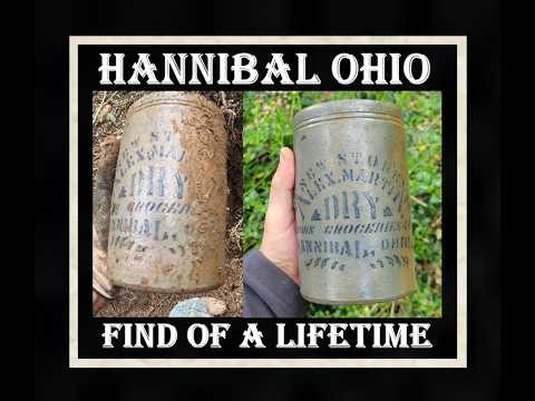 LEGENDARY Bottle Digging Adventure - Hannibal Ohio Crock - New Martinsville Wv Soda Bottle Antiques