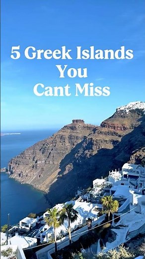 5 Greek Islands You NEED to Visit in 2026 🇬🇷 #travel #travelcreator #deepikagaurs