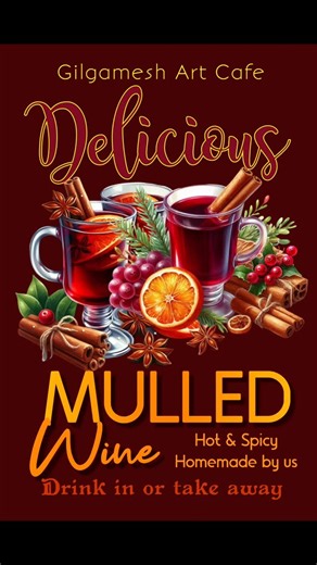 Gilgamesh for Creative Arts on Instagram: "Step out of the Amman chill and into the warmth of Gilgamesh. 🪵✨ Our homemade Mulled Wine is officially back—spiced with cinnamon, star anise,globes, caramelized Rum and a lot of love. Whether you’re stopping by for a pottery session or just need a cozy corner to "wine" down, we have a cup waiting for you. 🍷🎨 📍 Visit us in Jabal Lwiebdeh. ☕️ Drink in or take away! Tag your favorite cozy-weather partner below! 👇 #Amman #JabalLwiebdeh #MulledWine #Wi