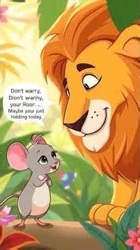 Lion’s lost roar #animalstory #animation #elephant #cartoon #cartoonvideo #animated #kidsstorytime