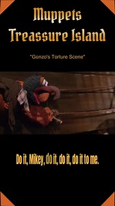 25K views · 1K reactions | When you're getting tortured on a pirate ship, but you're a Muppet so you kind of enjoy it.  See Gonzo's "happy place" and the rest of the chaos in the full Muppets Treasure Island movie! #muppets #Treasure #island #comedy | Muppet Mania | Facebook