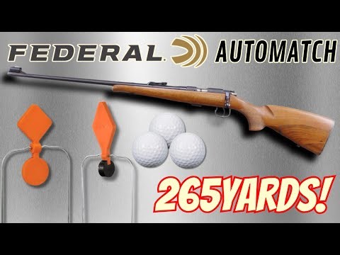 265 Yards with Bulk Ammo?! Federal Automatch, BRNO Model 2 vs. Golf Balls & Spinners in the Rain