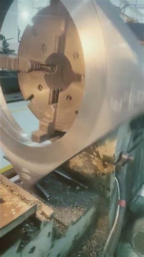 ID Turning on Lathe Machine (Square Job)💯 | Full lathe Machining Video 💥 #shorts #machining #turning