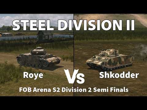 Light armour trades - Steel Division 2 Cast Roye vs Shkodder