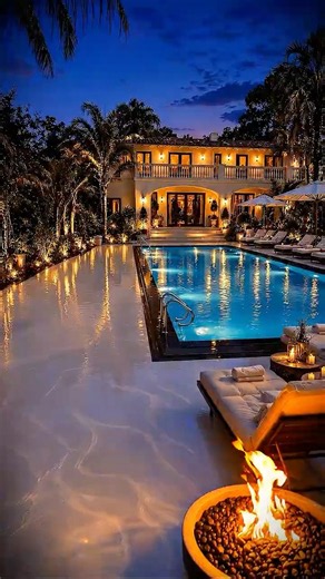 This White Pearl Epoxy Pool Deck Transformation Is Pure Luxury! 🤯✨