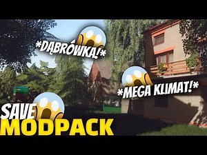 😱Download Save+Modpack Polskie Gospodarstwo😱''DĄBRÓWKA"🔥MEGA KLIMAT!🔥 FS19 ✔🔥 | DAWNIASTY🔥