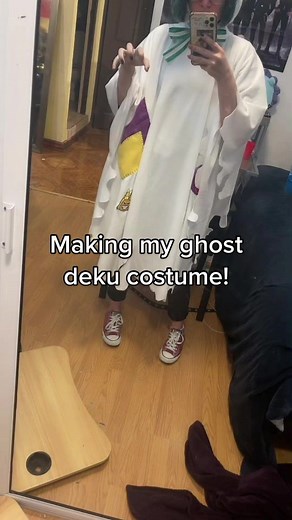 Ghost Deku Costume Making | Halloween Party Cosplay Ideas