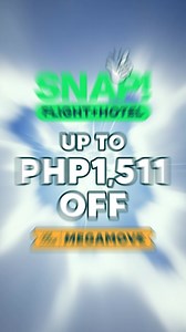 🚨 LAST DAY OF MEGA SALE 🚨 Secure your year-end trip with SNAP! (Flight Hotel). Extra promos here: PHP1,511 OFF* Use code [MEGAMOVE] PHP1,200 OFF* Use code [WEDNESDEALS] PHP900 OFF* Use code [BESTDEALS] PHP600 OFF* Use code [MOVEDEALS] | AirAsia MOVE