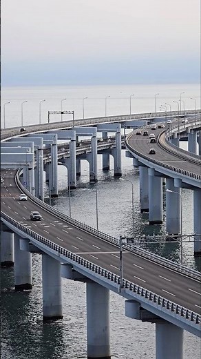 The Xinghaiwan Bridge, the Dalian Xinghai Bay Cross-sea Bridge 🌉