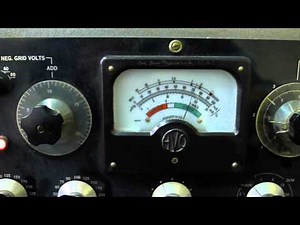 ECC83 test on the AVO Mk3 Valve tester