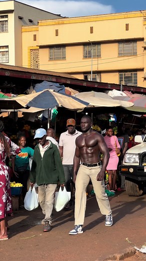 African Bodybuilder's Wife Showing Confidence and Beauty