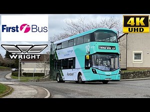 [First Aberdeen: 19 Peterculter to Tillydrone] Wright Streetdeck Hydrogen Powered Bus(39708/SV70BWW)