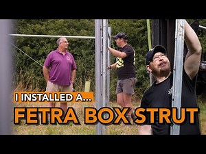 Expert fencing contractor installs a box strut metal deer fence | Step-by-Step Guide