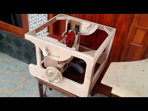 upgrade of old table saw || dust removal pipe installation.