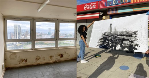 Empty Apartments Transformed into a Giant Multi-Lens Camera Obscura