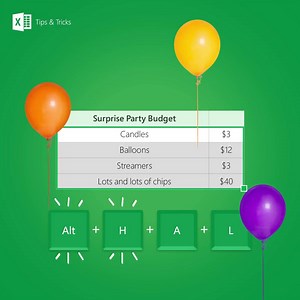 14K views · 248 reactions | Click Alt+H+A+L to align your text to the left and get your party on. | Microsoft Excel | Facebook