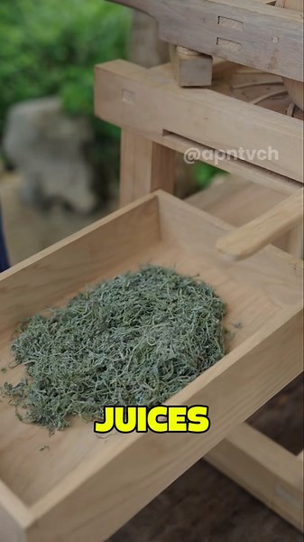 How the Chinese Make Tea From Grape Leaves #short