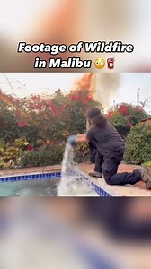 Firefighters and residents are working together to contain the Malibu wildfire 🔥 Winds are easing, power is back, and the Franklin Fire is 7% contained 🙏 #Malibu #Fire #firefighter #FranklinFire #Wildfire | Wake Up World