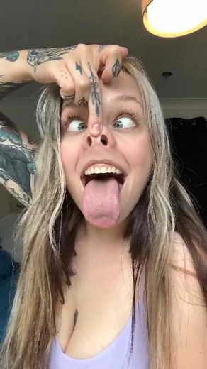 pignose_shoutout on Instagram: "Follow: @sophiasunof Like ♥️🌞♥️ #pignose #ahegao #tongue"