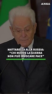 334K views · 9.7K reactions | Mattarella: "Chi muove la guerra non può invocare pace" #ANSA https://www.ansa.it/sito/notizie/politica/2025/12/12/mattarella-minacciare-larma-nucleare-e-un-crimine-contro-lumanita_7112219d-ff40-4aeb-b19b-aaf49051749f.html | ANSA.it | Facebook