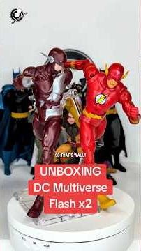 DC Multiverse Wally West Flash & Dark Flash Unboxing & Review! #flash #flashdc