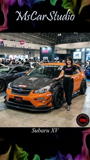 Subaru XV Racing Custom JDM #subaru #xv #jdm #subaruxv #sti #ai #widebody #stancenation #mscarstudio