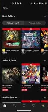 The Nintendo Store App now available for Android and iPhone or play store app store.