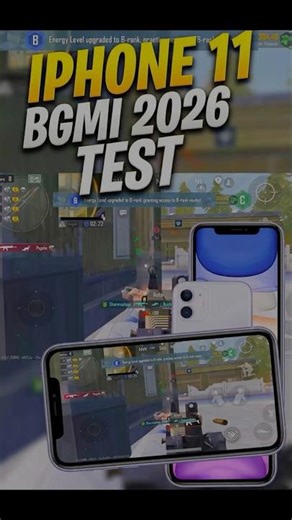 iPhone 11 Bgmi test 2026 #bgmi #pubgmobile #battlegroundsmobileindia #bgmishorts #madaraedit
