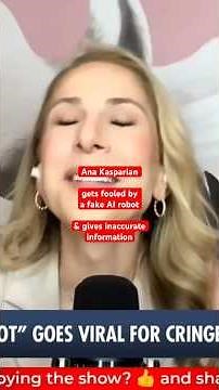 TYT fooled by obviously fake AI robot. Don’t do their research. Give inaccurate info. Ana Kasparian.