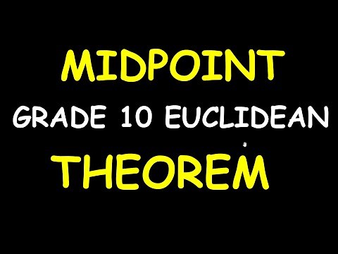 Introduction to Midpoint Theorem- Grade 10 Euclidean Geometry