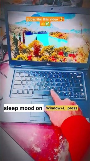 How to sleep mood on with shortcut keys l Shortcut keys tricks 😱 l sleep mood kaise on kare 😀#tech