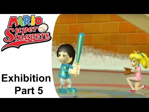 Mario Super Sluggers - Exhibition Mode Mii Teams Part 5 | Girls Edition 2