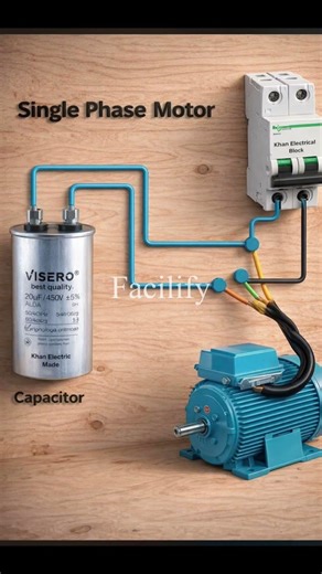 Single phase motor #singlephasemotor #electricalindia