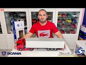 1:24 Scania 580S Highline & trailer - Solido Truck Edition [Unboxing]