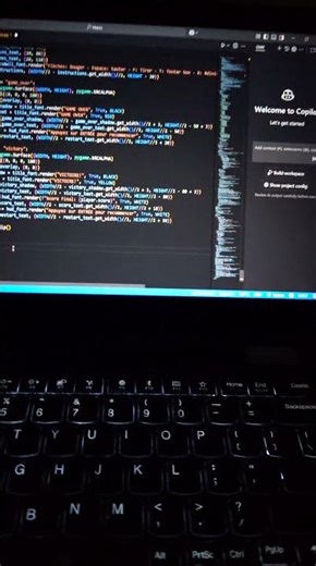 mon première jeu en python #débutant #coding #python #programming #programmation