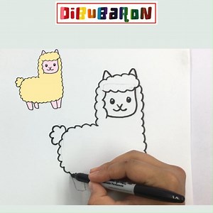 Cómo dibujar una llama | Dibujos faciles | DibuBaron