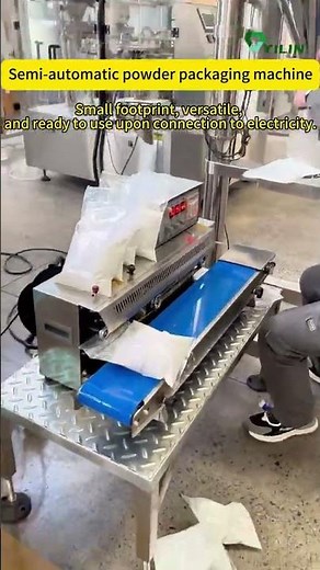 Semi Automatic Powder Packing Machine，WhatsApp/wechat:+86 18637125105