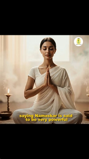 The Vedic Show || Podcast on Instagram: "Namaste isn’t just a greeting… it’s energy When we join our hands, we connect — with ourselves, with others, with the divine.” In our culture, Namaste means: “The divine in me bows to the divine in you.” It reminds us to speak good, think good, and give good. A simple gesture… but one of the most powerful spiritual tools we have. If you’ve ever felt the peace of joining your hands and closing your eyes — you know it’s more than a greeting… it’s healing. W